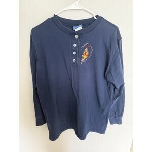 Pooh And Friends Vintage Long Sleeve Women’s Top Autumn Size M